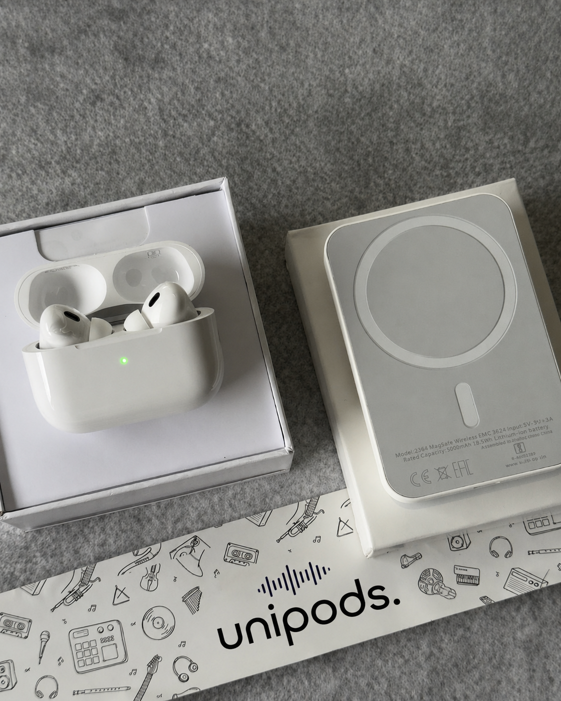 Unipods Pro 2 ANC | Free 5000mAh MagSafe Powerbank (6 Months Warranty)