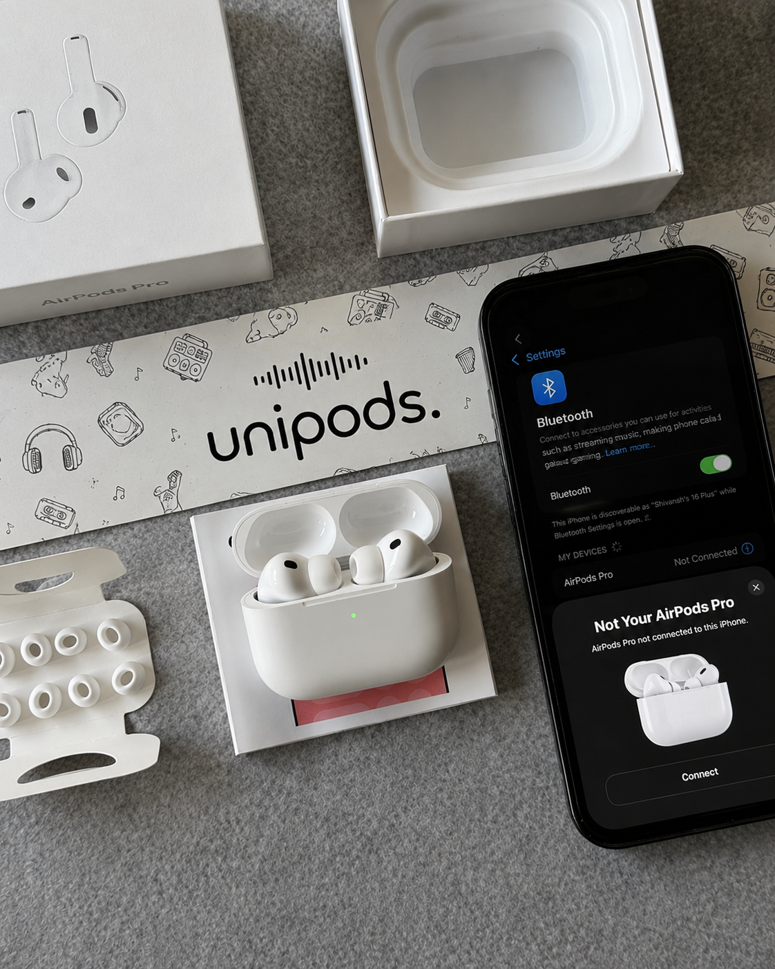 Unipods Pro 2 ANC | Free 5000mAh MagSafe Powerbank (6 Months Warranty)