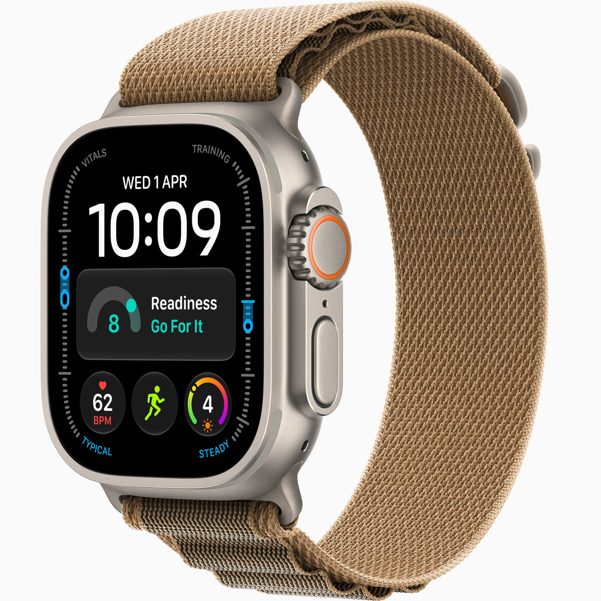 watch ultra 4 copy or clone. Alternative of watch ultra 4. desert color